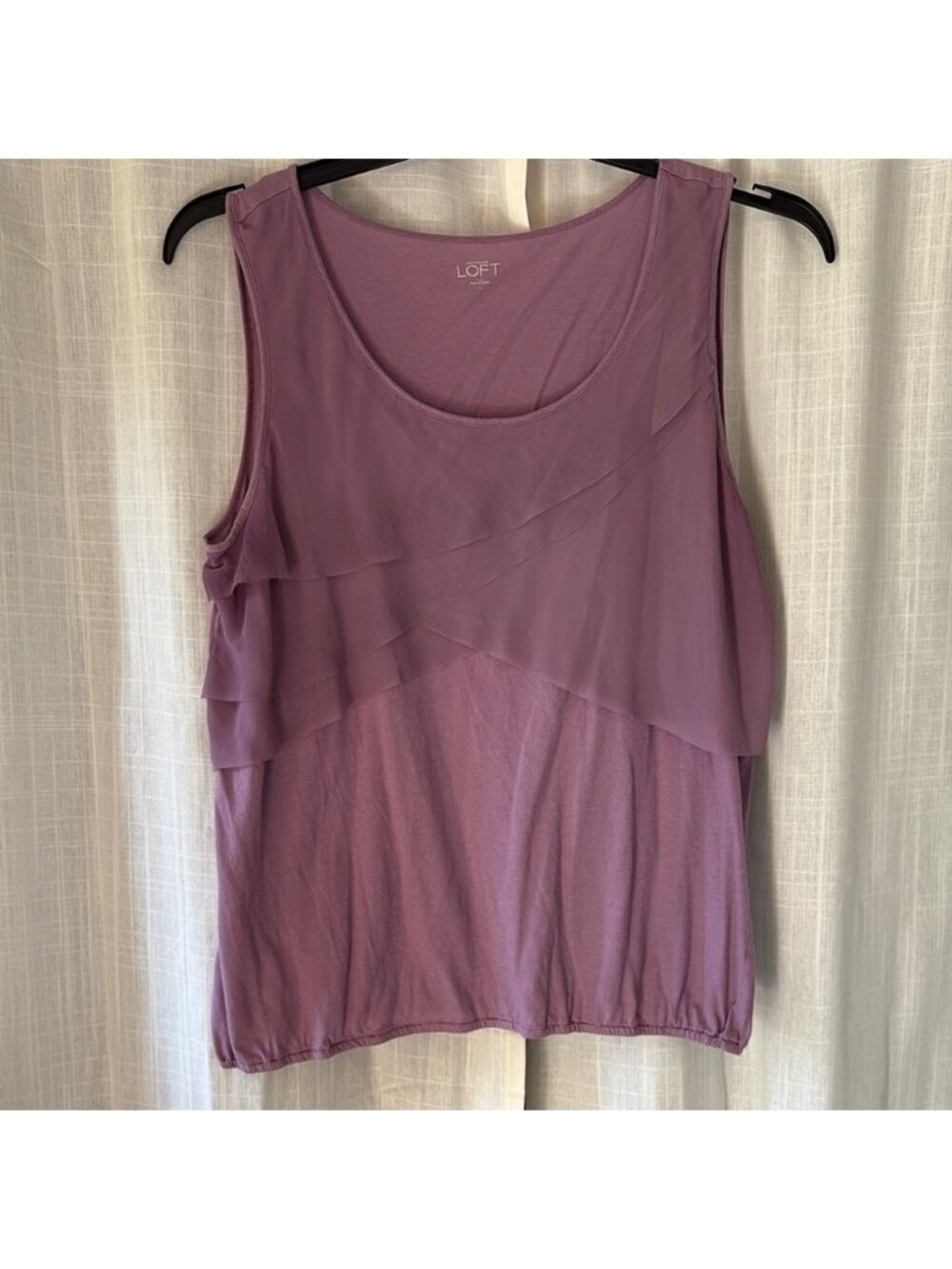 Lavender Sleeveless Tank Top